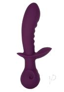 Obsession Lover Rechargeable Silicone Dual Vibrator - Purple